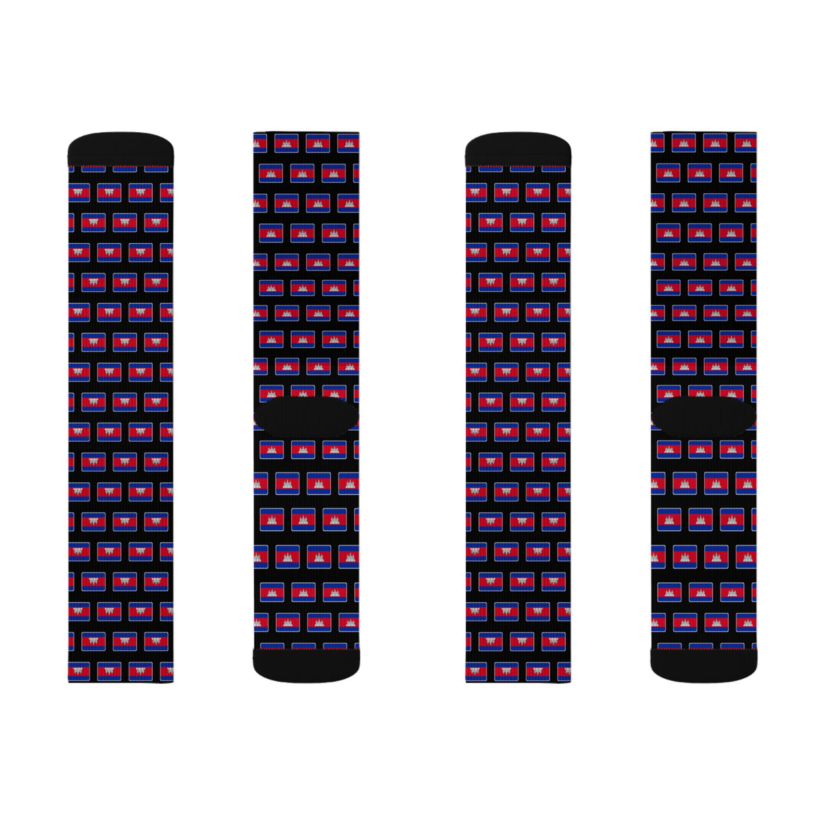 Cambodia Mission Flag Socks