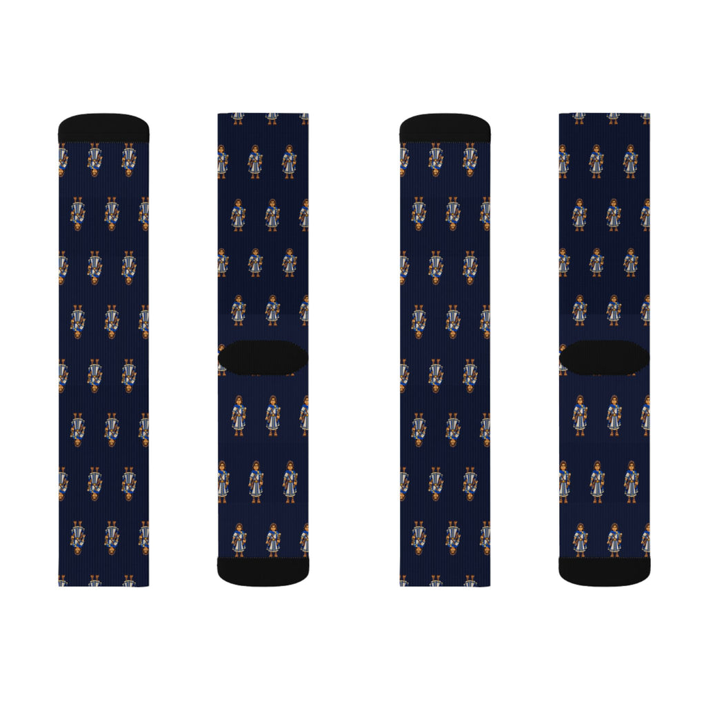 Himni Brick Chess crew socks by Weak Things view 2