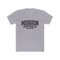 Australia Melbourne Mission T-Shirt in Heather Grey, front view