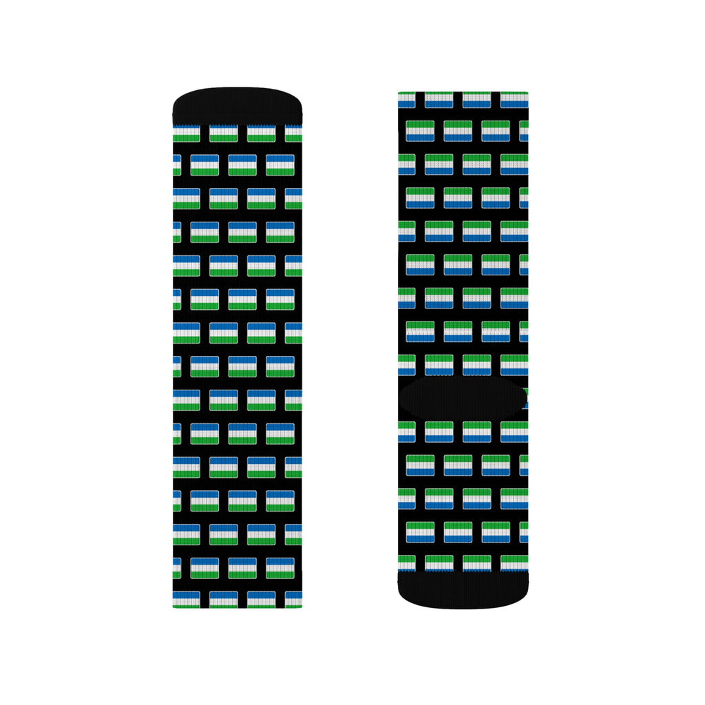 Sierra Leone Mission Flag Socks
