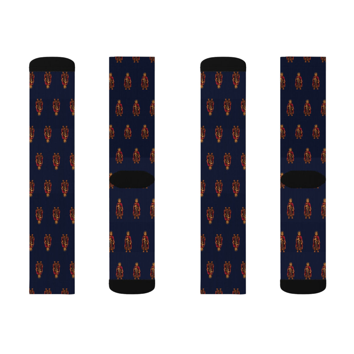 Akish Brick Chess crew socks by Weak Things view 2