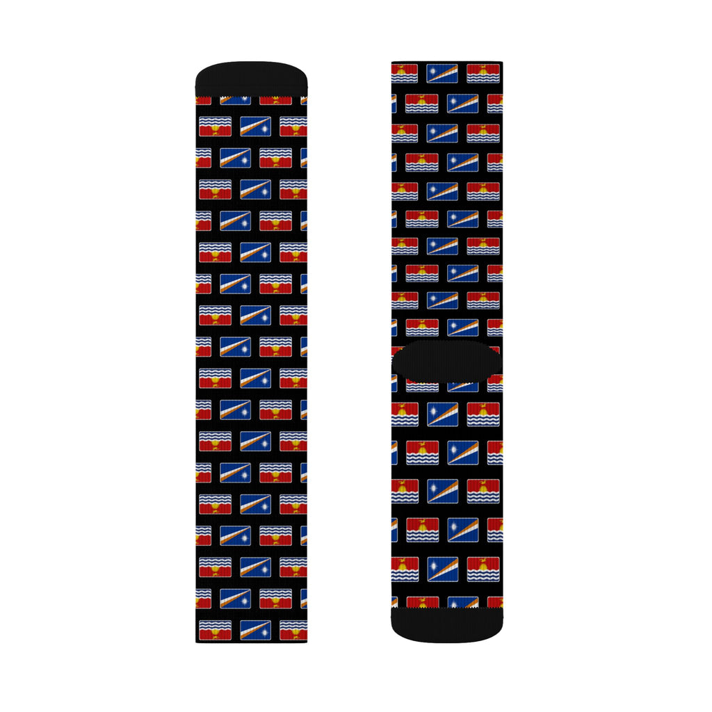 Marshall Islands/Kiribati Mission Flag Socks