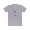 Togo Lome Mission Heart Map shirt in Heather Grey: Togo outline with a red heart, front view
