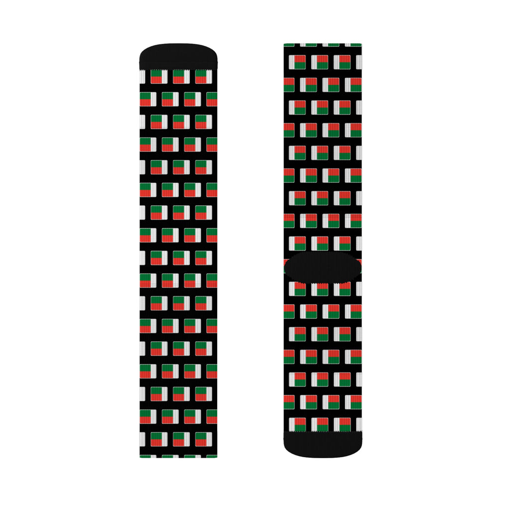 Madagascar Mission Flag Socks
