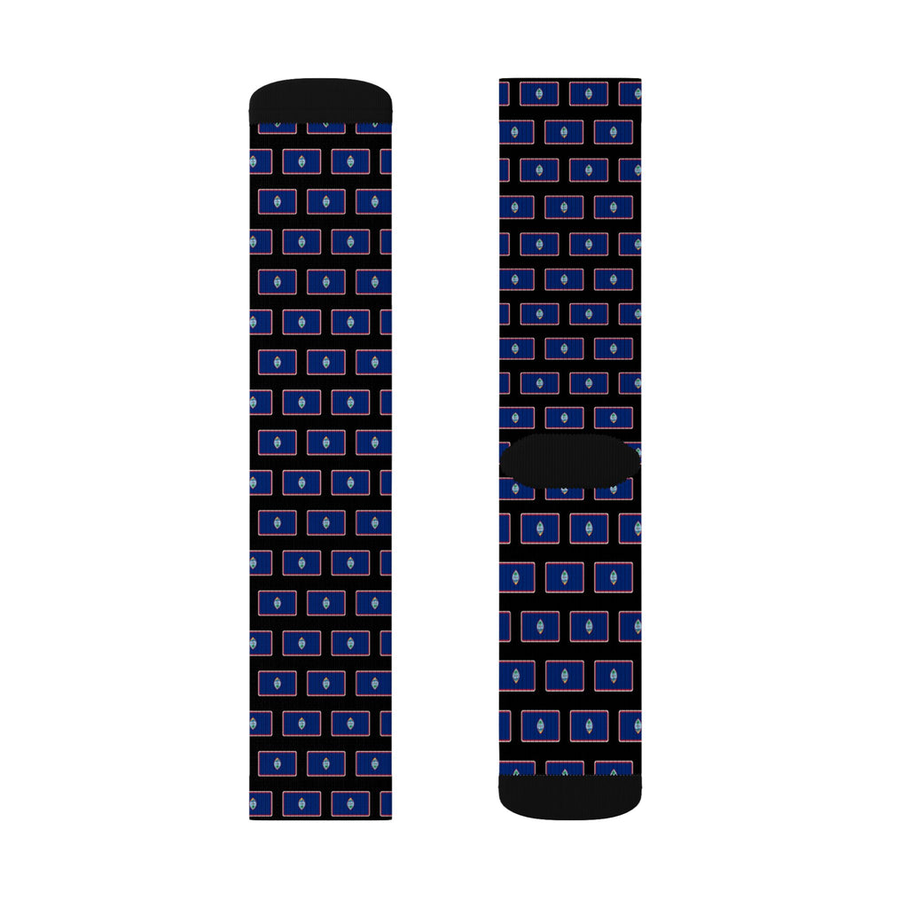 Guam Mission Flag Socks