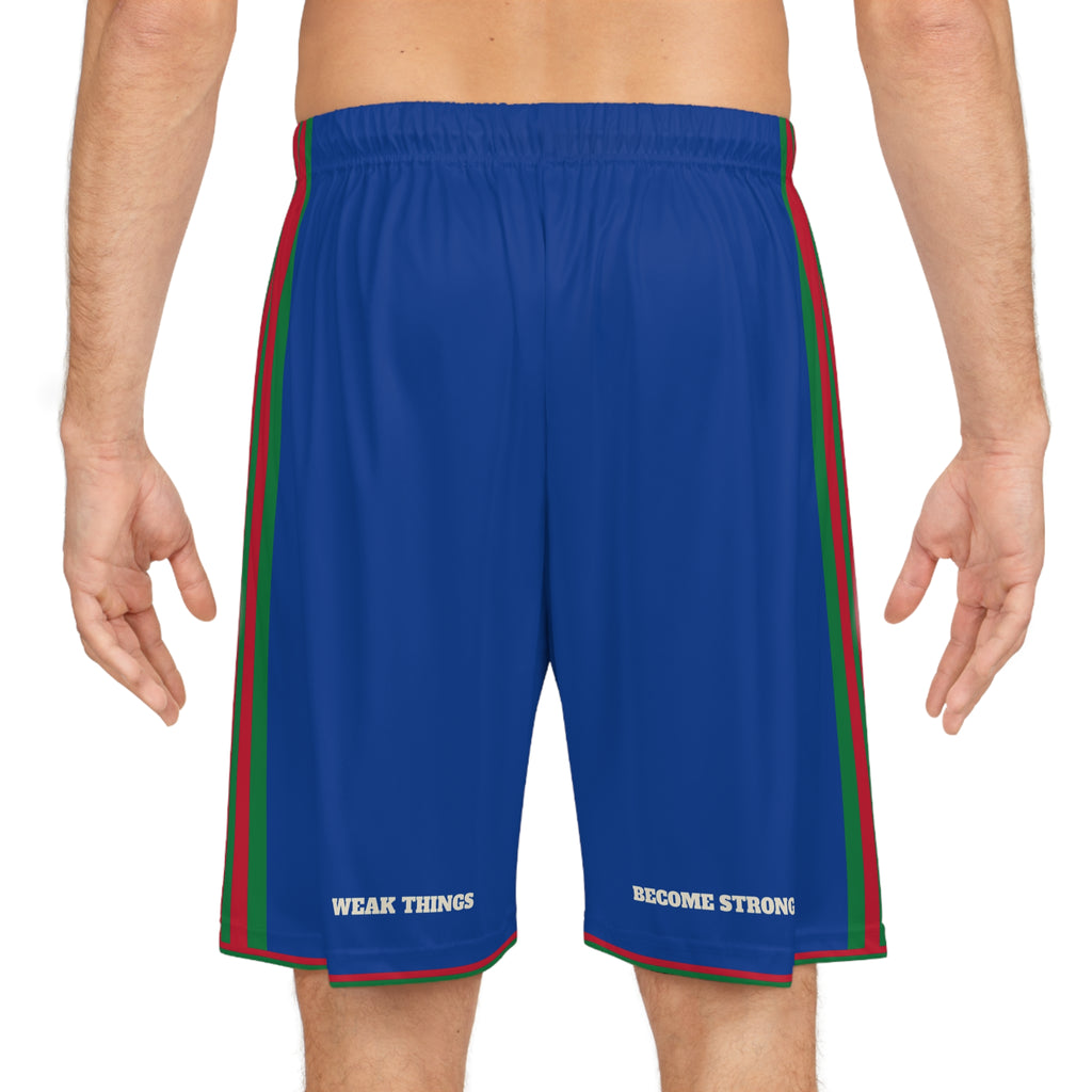 South Africa Durban Mission Basketball Shorts, worn, back view