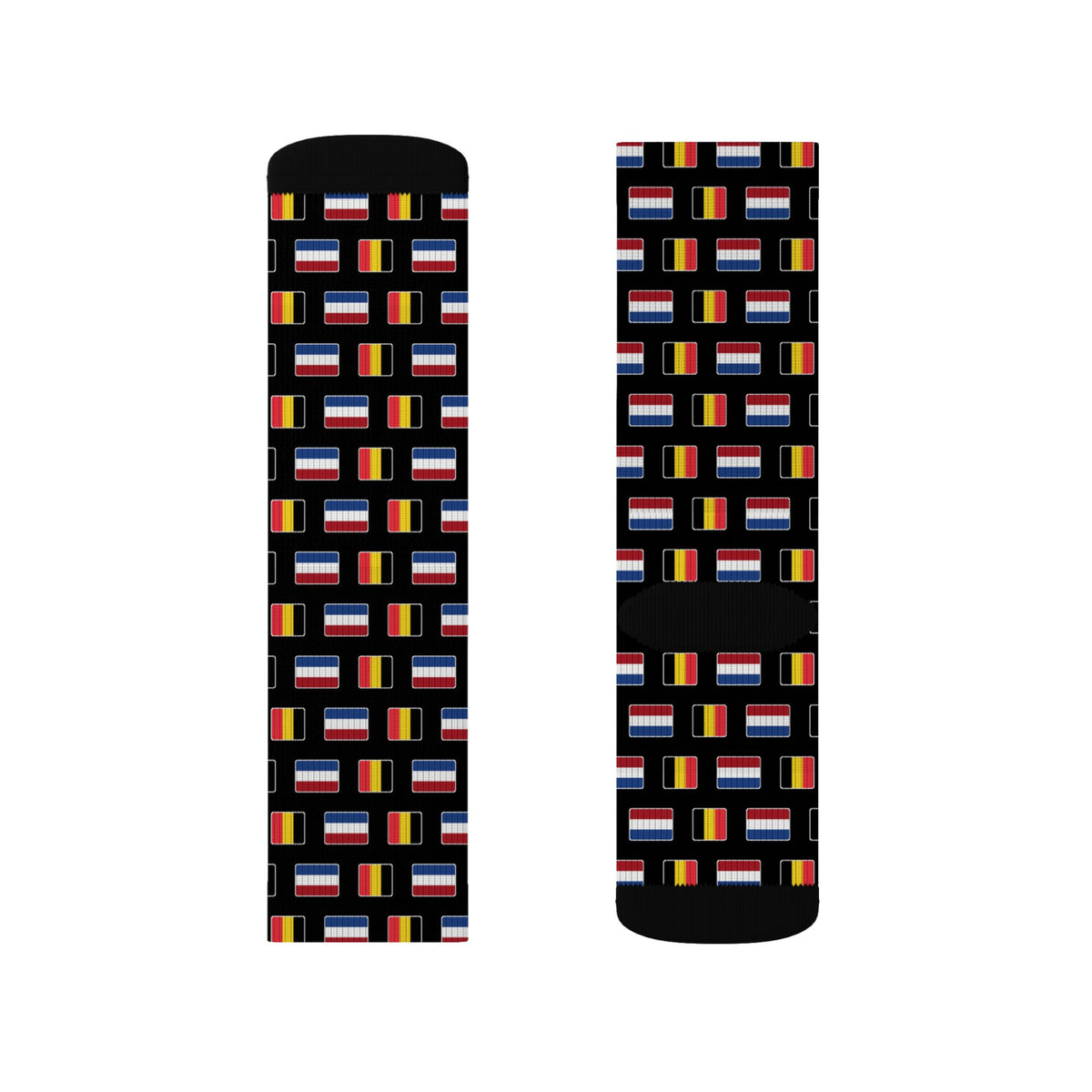 Belgium/Netherlands Mission Flag Socks