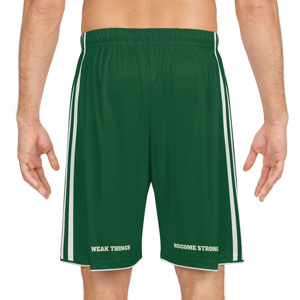 Nigeria Port Harcourt North Mission Basketball Shorts, worn, back view