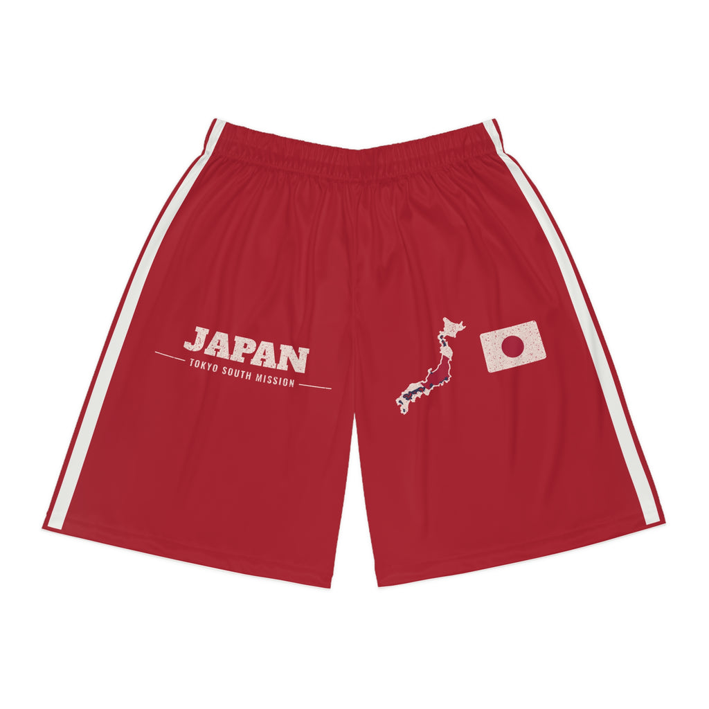 Japan Tokyo South Mission Basketball Shorts, front view