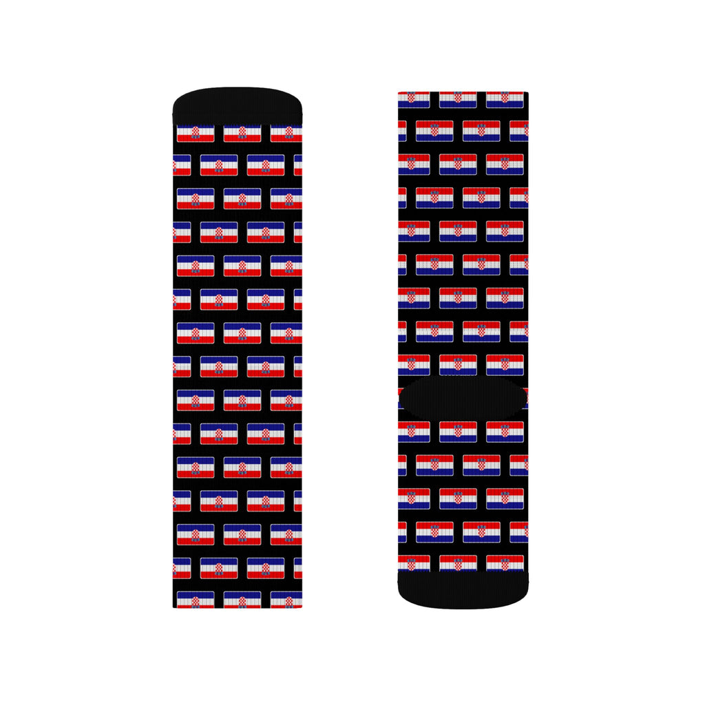 Croatia Mission Flag Socks