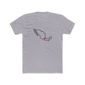 Mexico Puebla East Mission Heart Map shirt in Heather Grey: Mexico outline with a red heart, front view