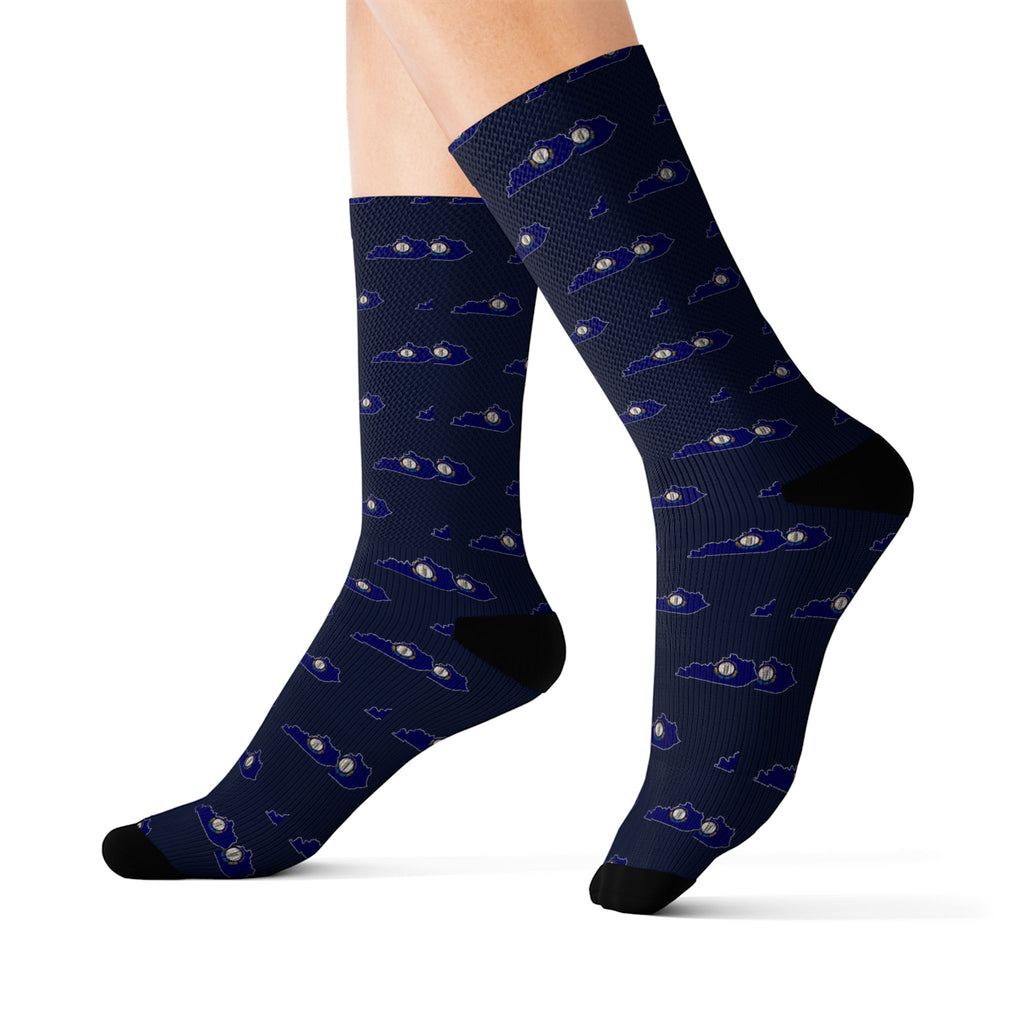 Kentucky Mission Flag Map Socks