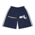 Massachusetts Boston Mission Basketball Shorts, front view