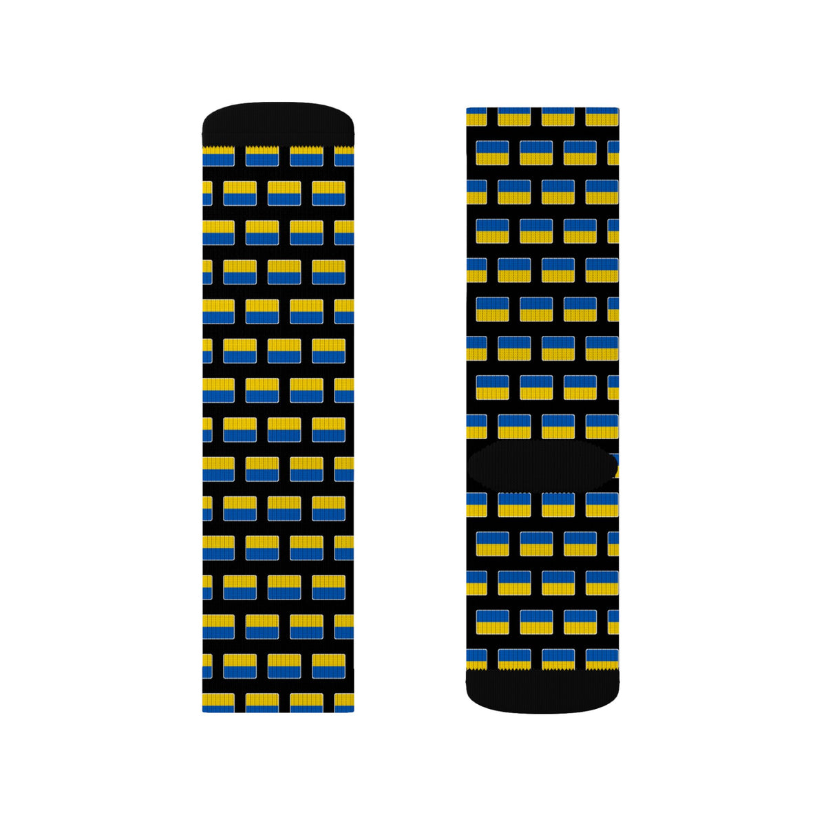 Ukraine Mission Flag Socks