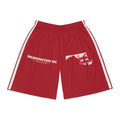 Washington DC North Mission Basketball Shorts, front view