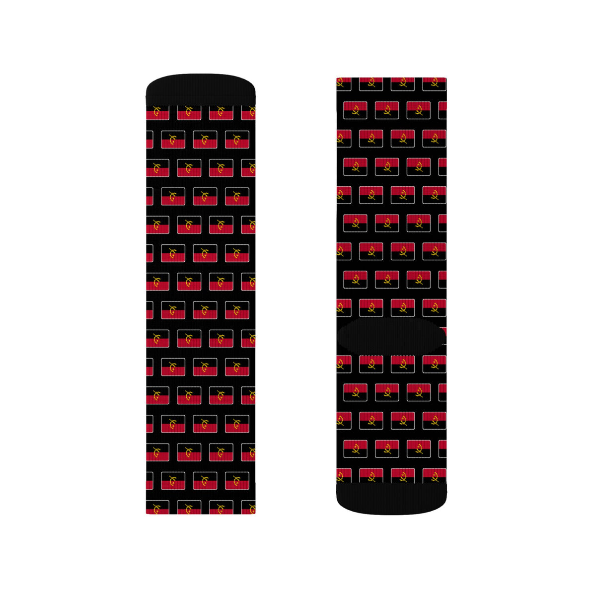 Angola Mission Flag Socks
