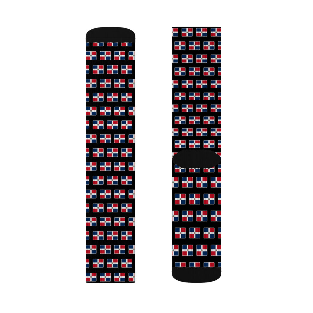 Dominican Republic Mission Flag Socks