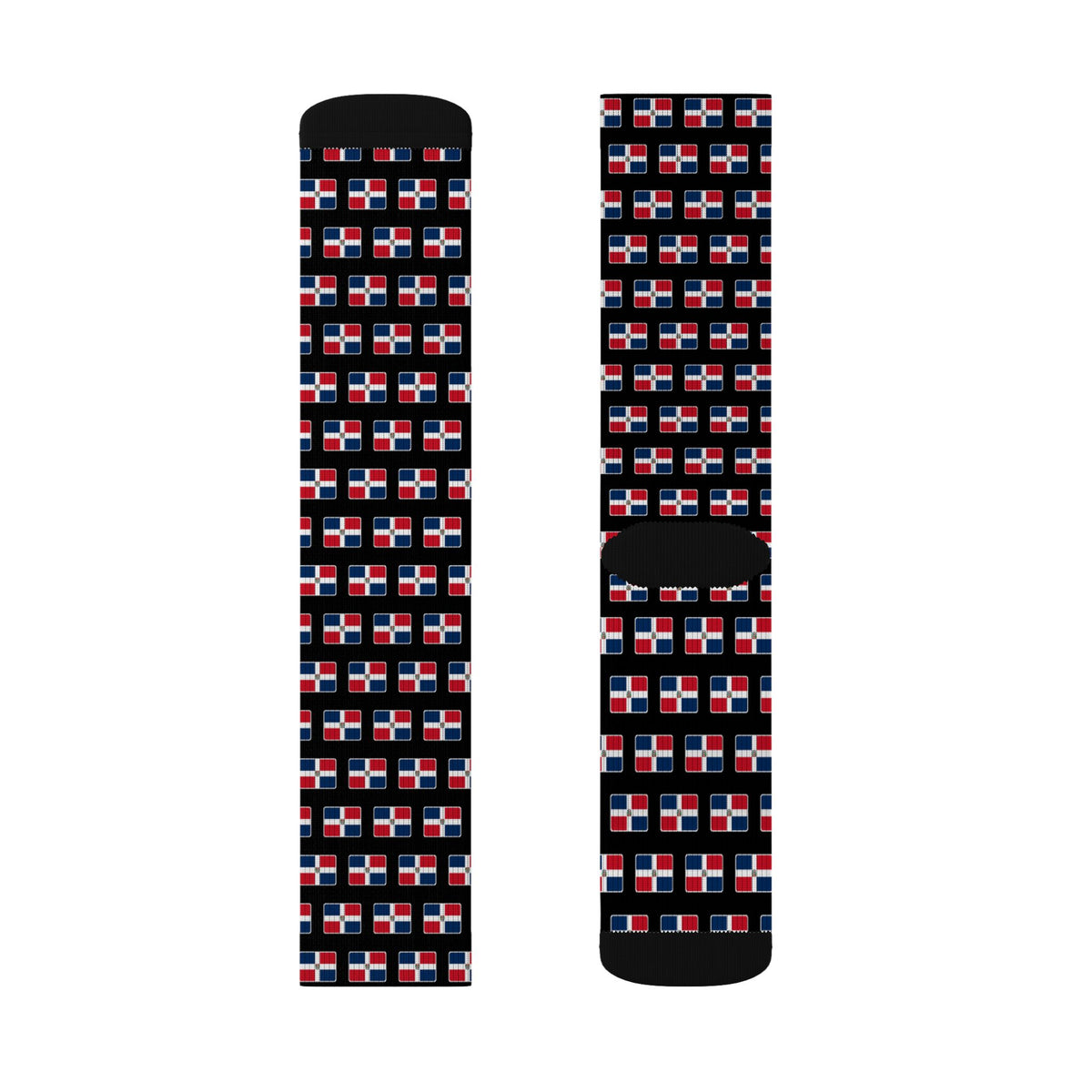 Dominican Republic Mission Flag Socks