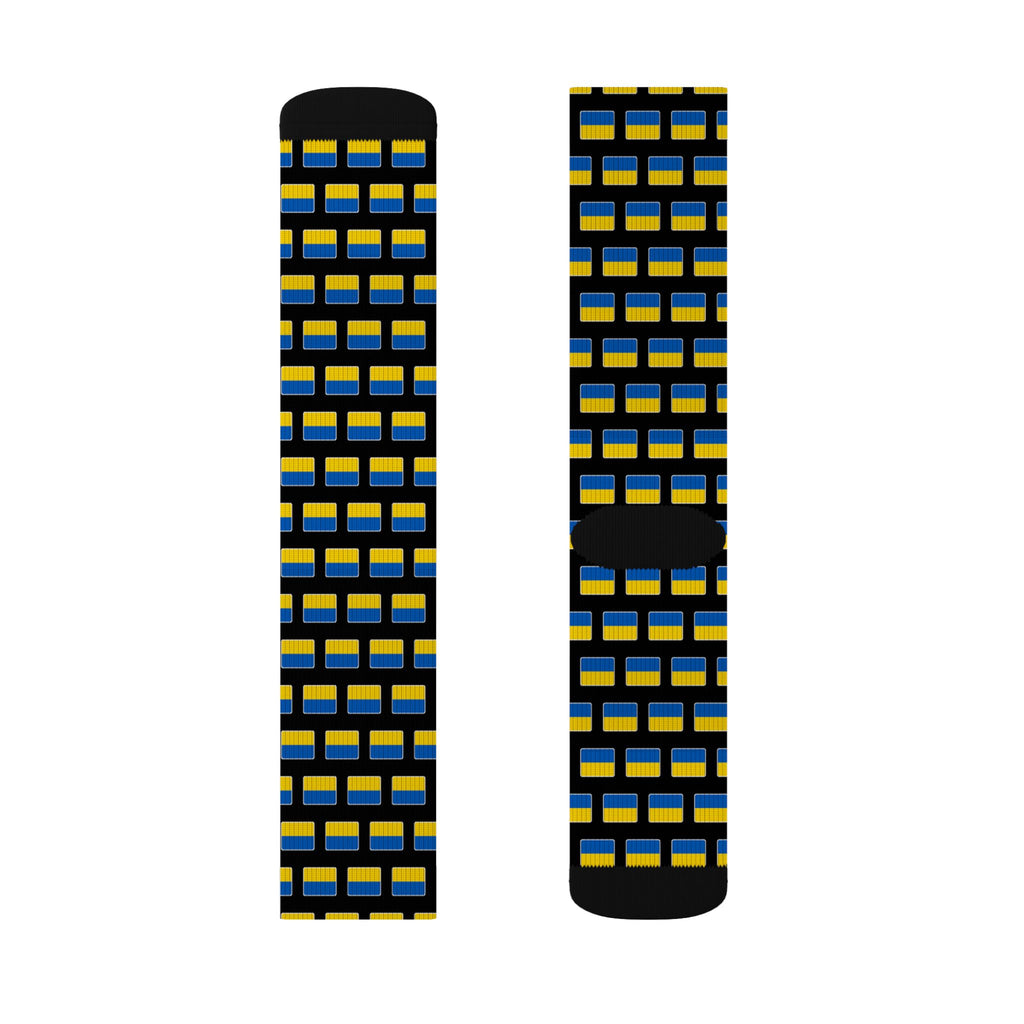 Ukraine Mission Flag Socks