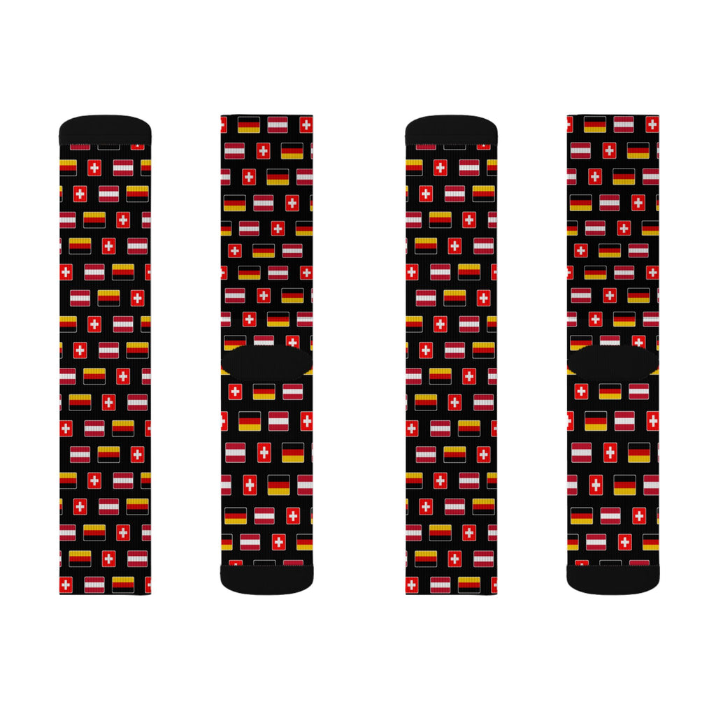 Alpine German-Speaking Mission Flag Socks