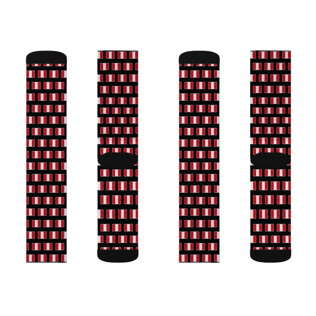 Peru Mission Flag Socks