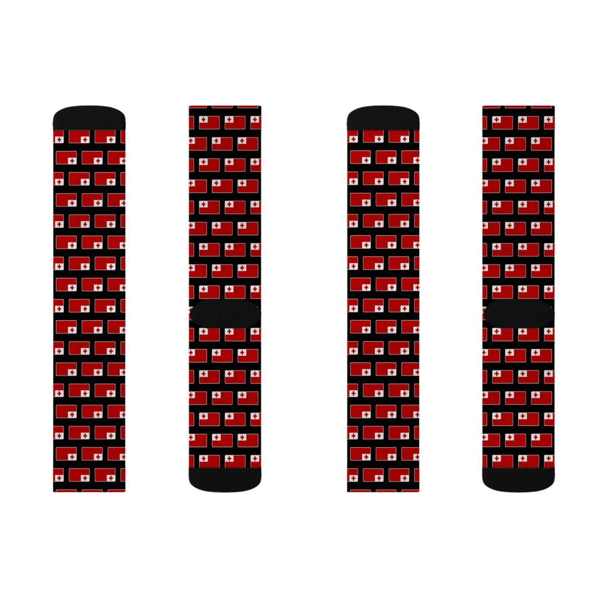 Tonga Mission Flag Socks