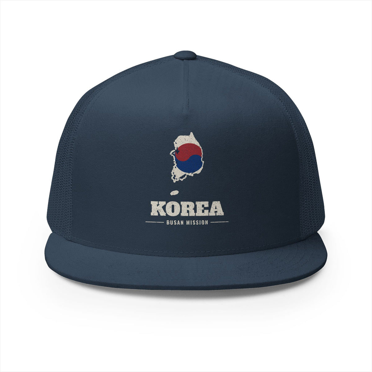 Korea Busan Mission Flag Map Trucker Hat