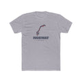 Norway Oslo Mission Flag Map shirt in Heather Grey: flag of Norway in the outline of Norway with navy lettering, front view