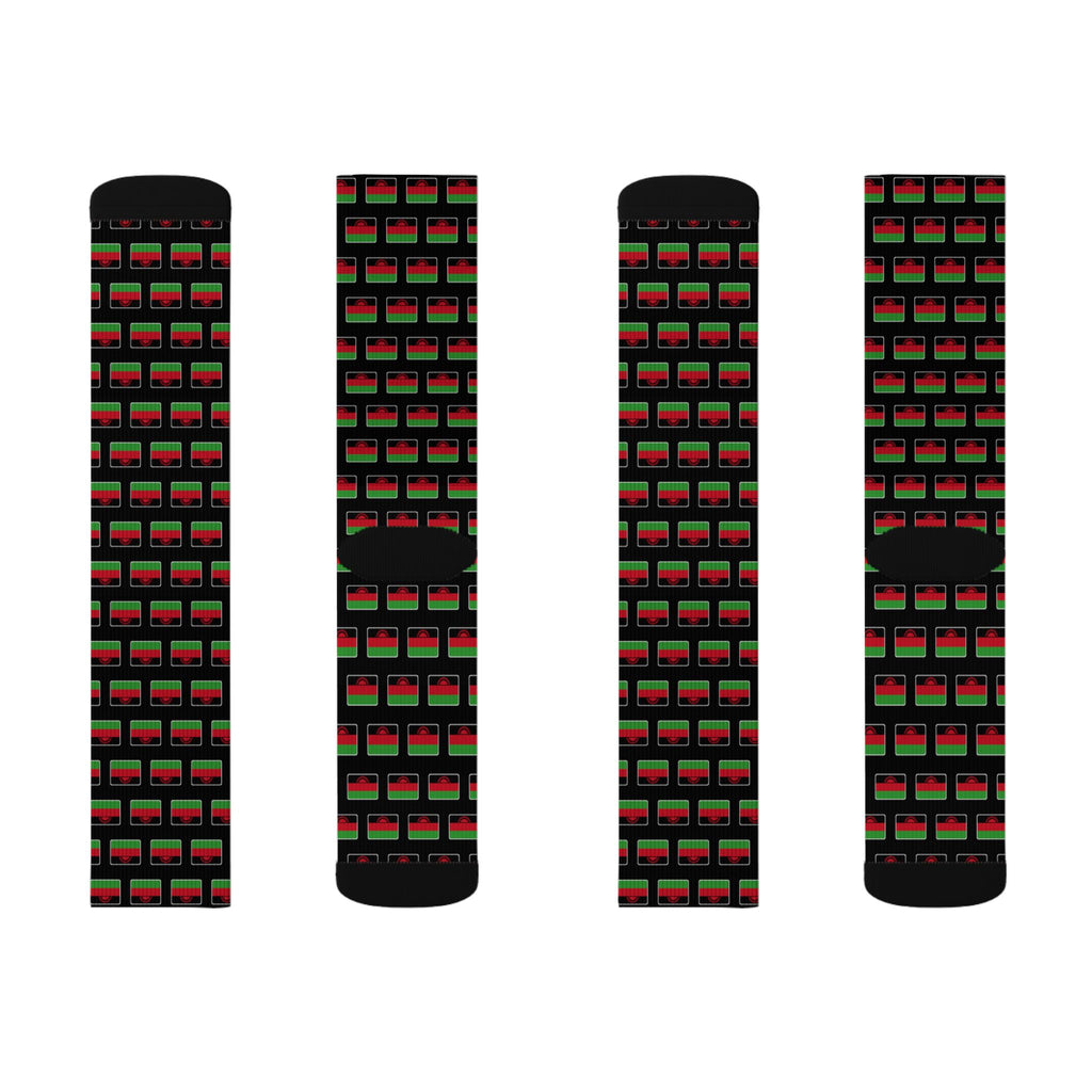 Malawi Mission Flag Socks