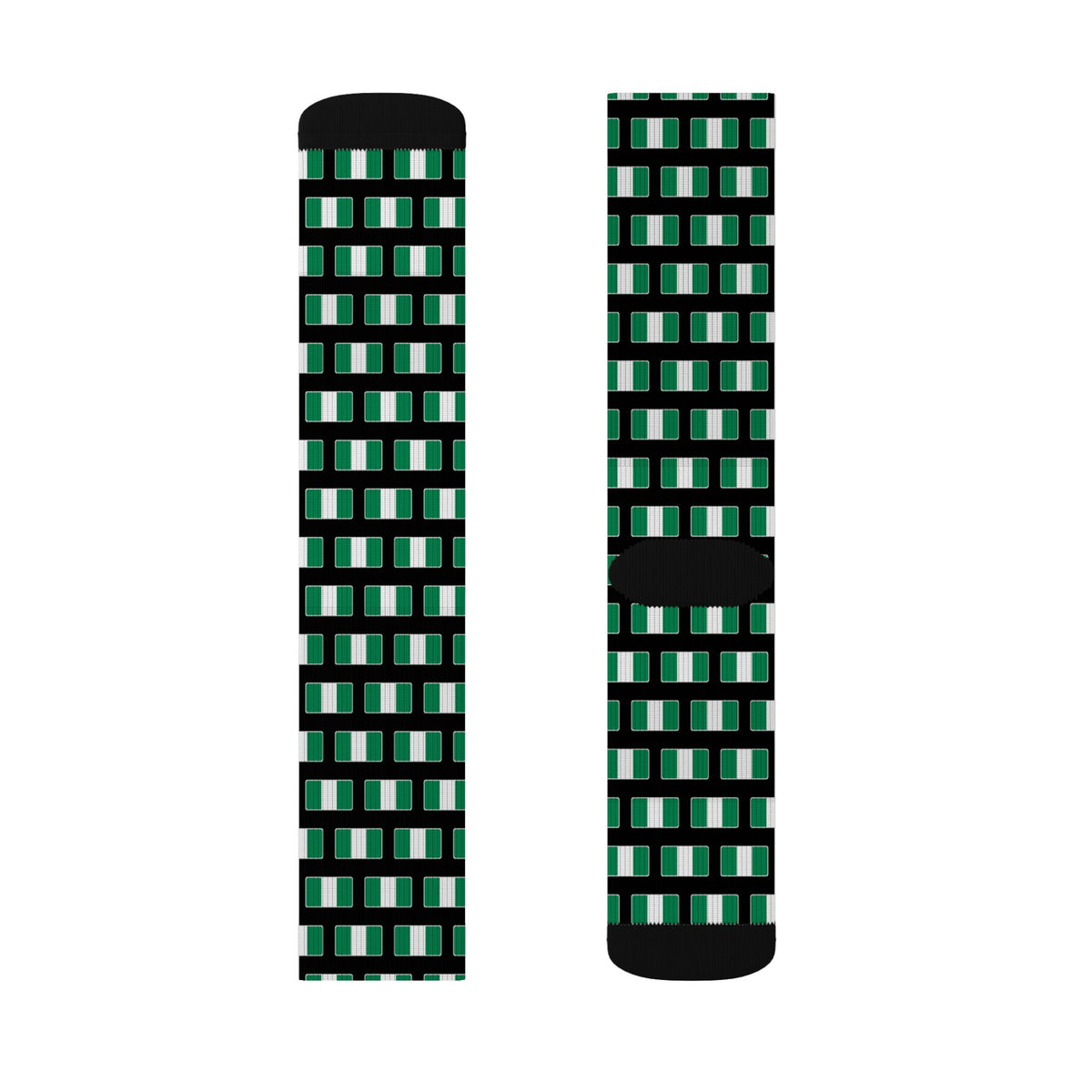 Nigeria Mission Flag Socks