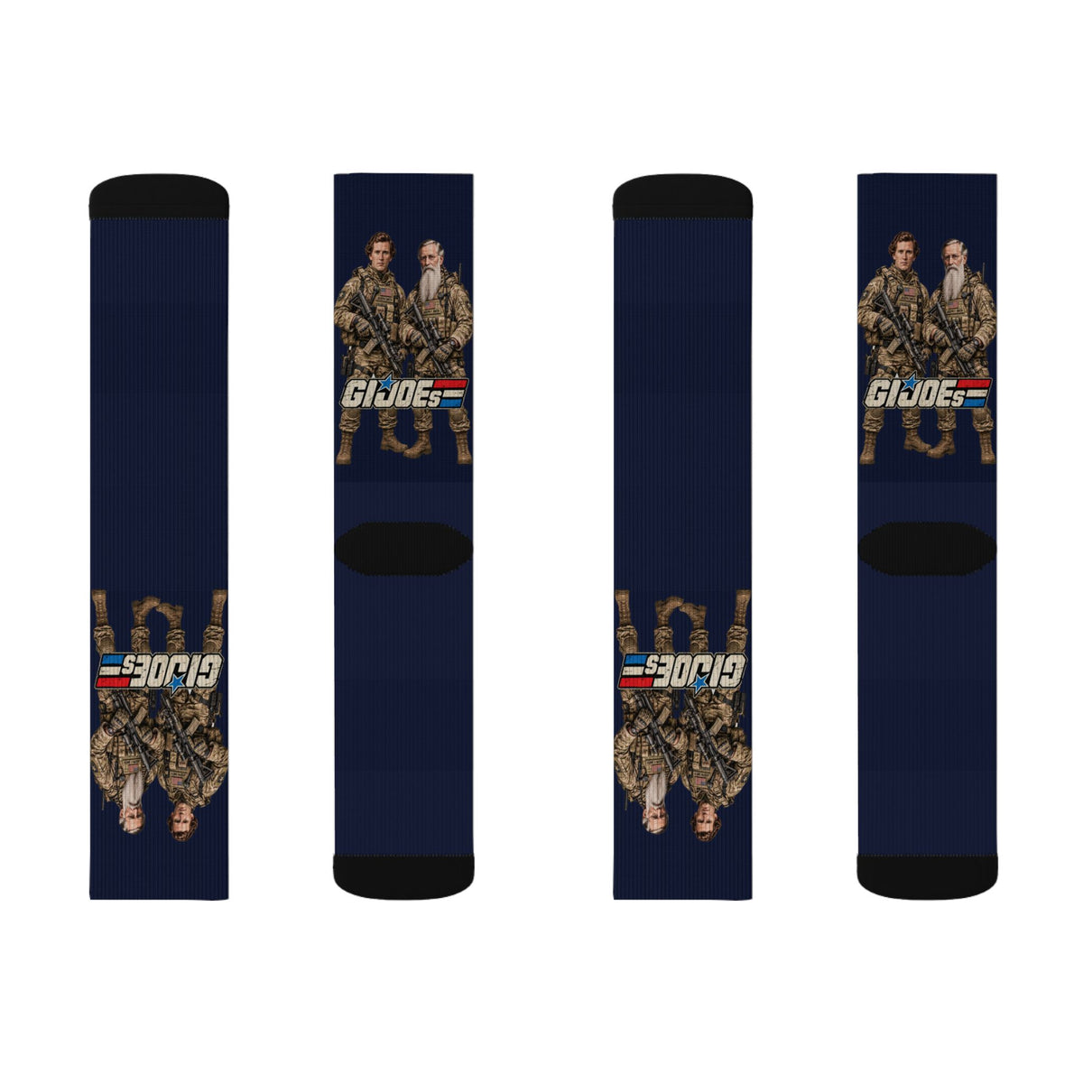 GI Joes Real American Heroes crew socks by Weak Things view 4