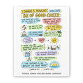 Be of Good Cheer Sketch Note Canvas — Thomas S. Monson