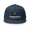 Pennsylvania Pittsburgh Mission Flag Map Trucker Hat