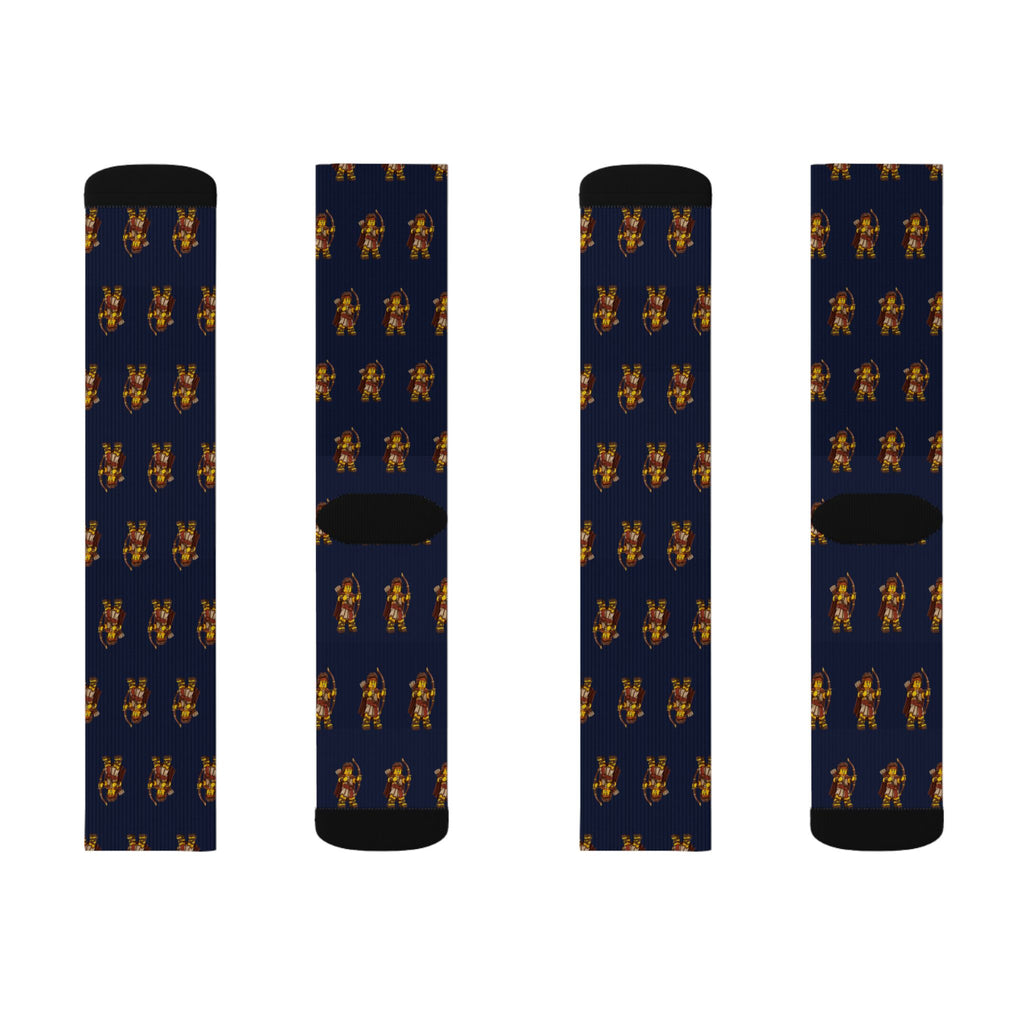 Nephi Brick crew socks by Weak Things view 4