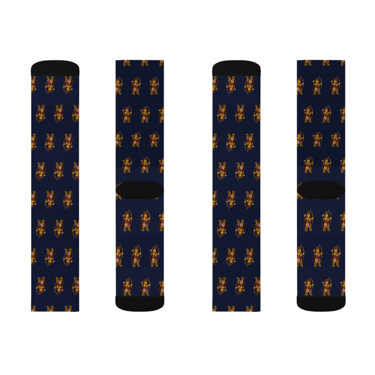 Nephi Brick crew socks by Weak Things view 4