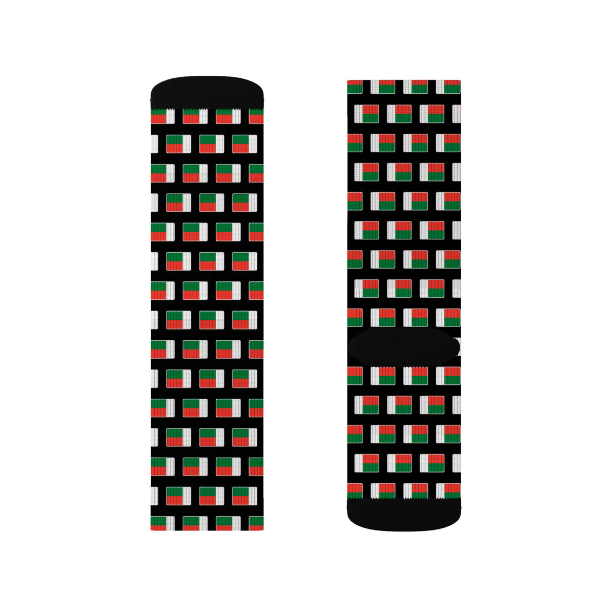 Madagascar Mission Flag Socks