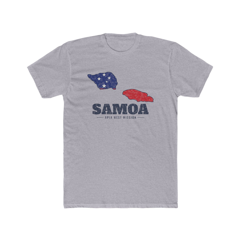 Samoa Apia West Mission Flag Map Shirt