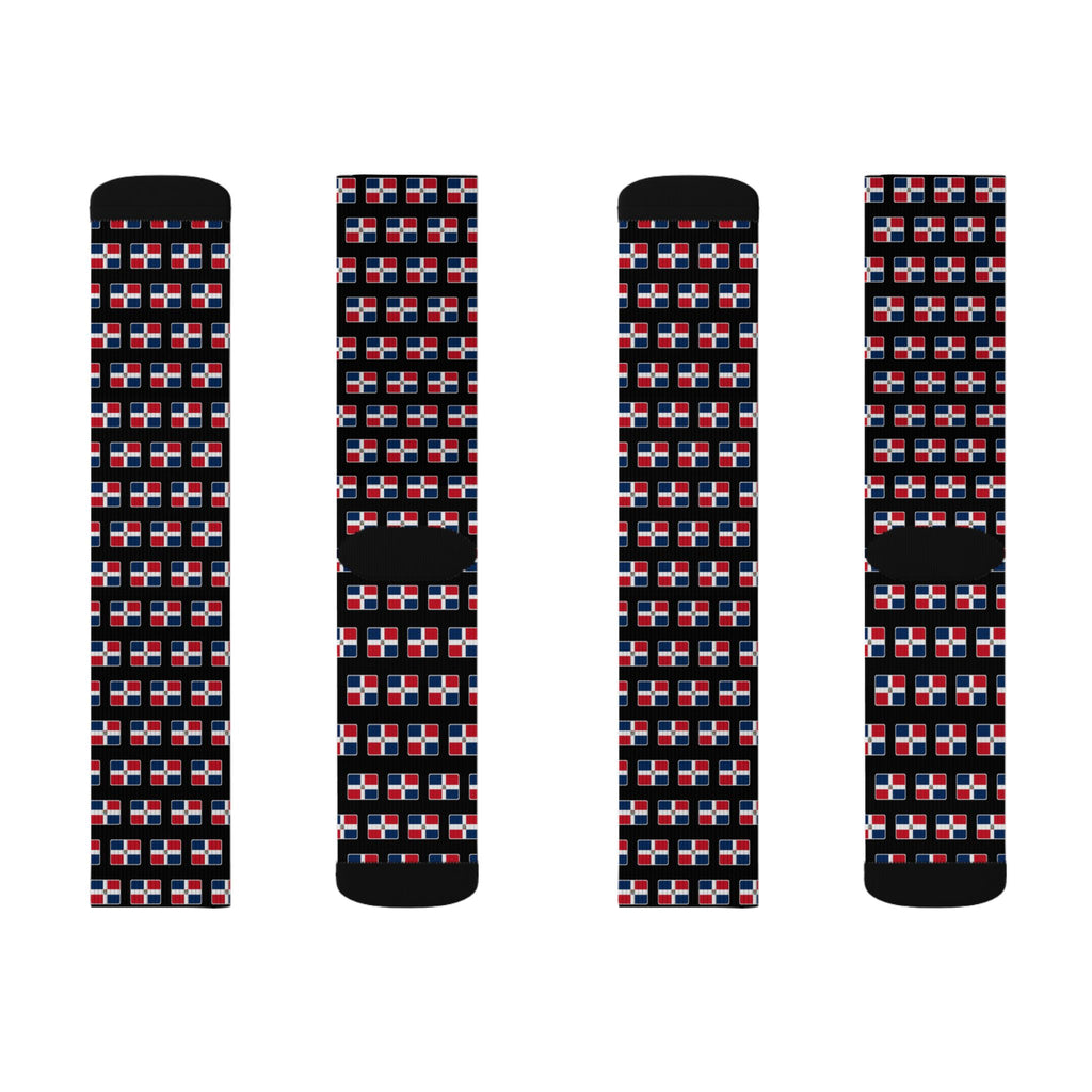 Dominican Republic Mission Flag Socks