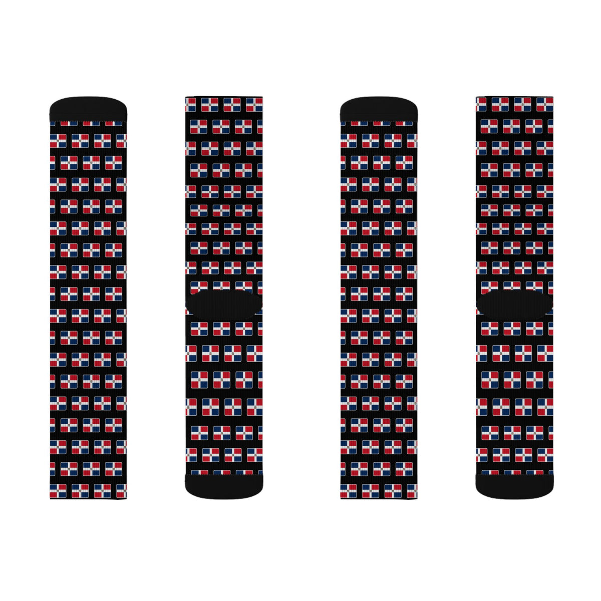 Dominican Republic Mission Flag Socks