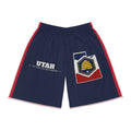 Utah Salt Lake City West Mission Basketball Shorts, front view