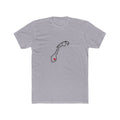 Norway Oslo Mission Heart Map shirt in Heather Grey: Norway outline with a red heart, front view