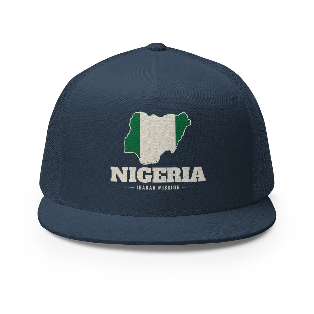 Nigeria Ibadan Mission Flag Map Trucker Hat
