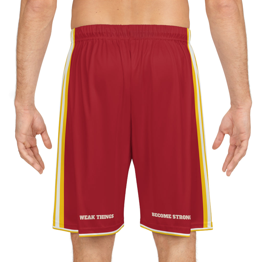 Florida Tampa Mission Basketball Shorts, worn, back view