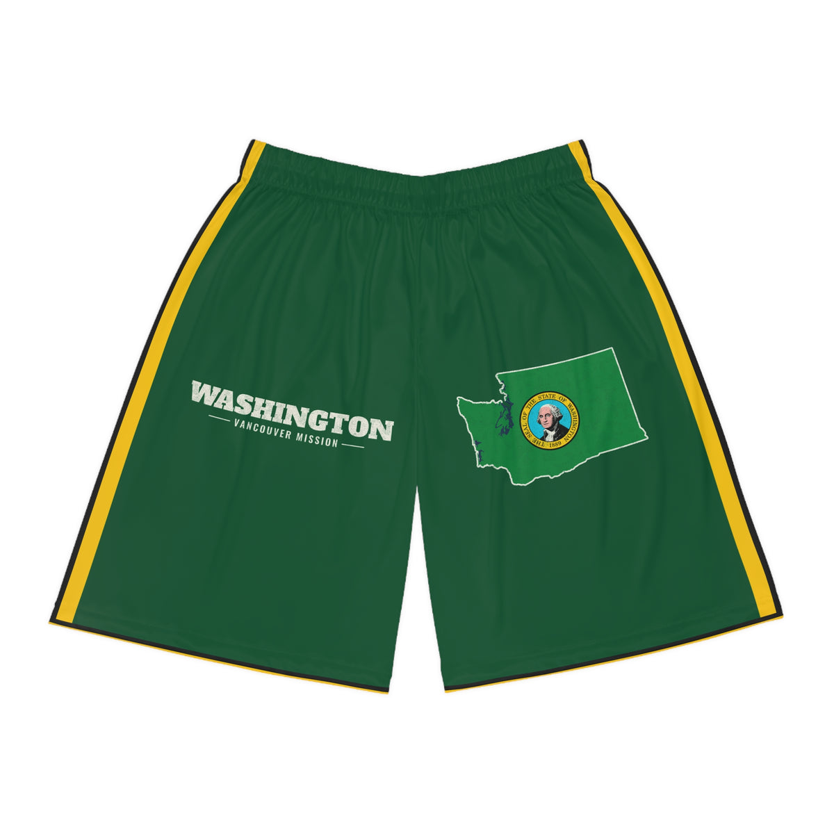 Washington Vancouver Mission Basketball Shorts