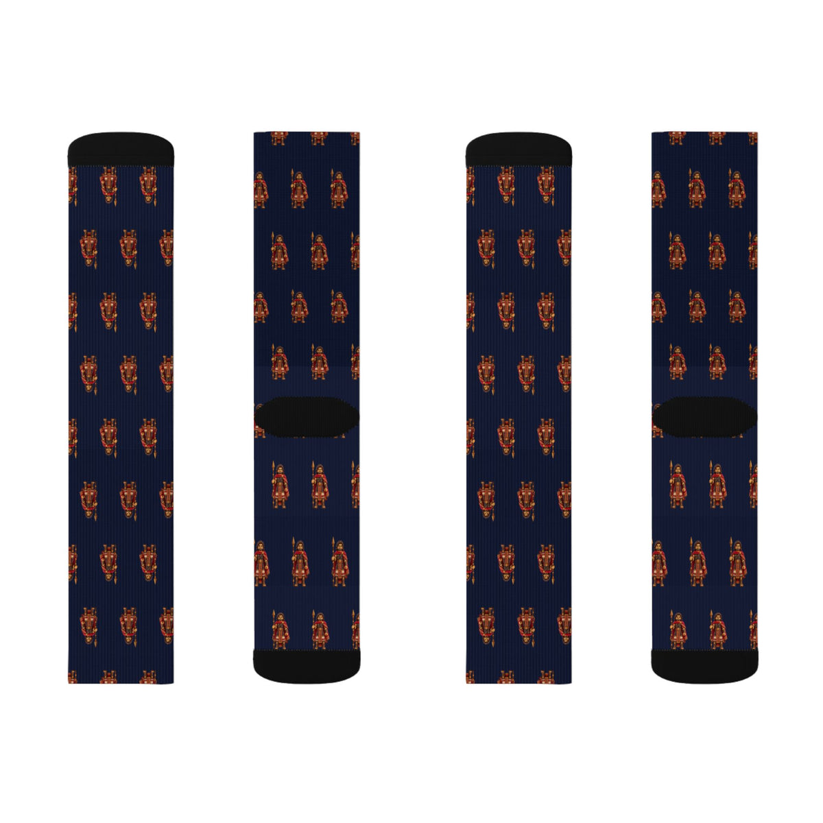 Morianton Brick Chess crew socks by Weak Things view 2