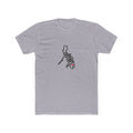 Philippines Davao Mission Heart Map shirt in Heather Grey: Philippines outline with a red heart, front view