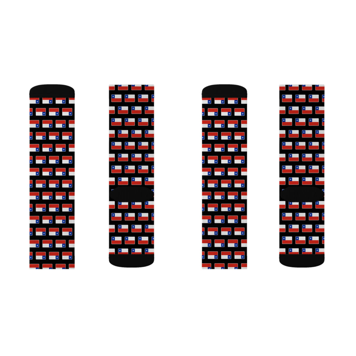 Chile Mission Flag Socks