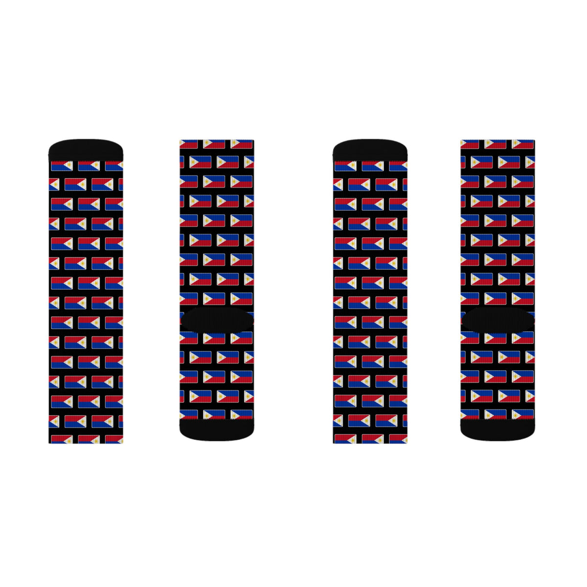 Philippines Mission Flag Socks