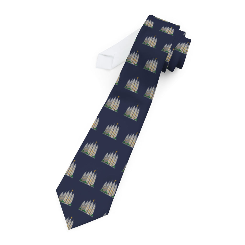 Salt Lake Temple Brick necktie by Weak Things view 2