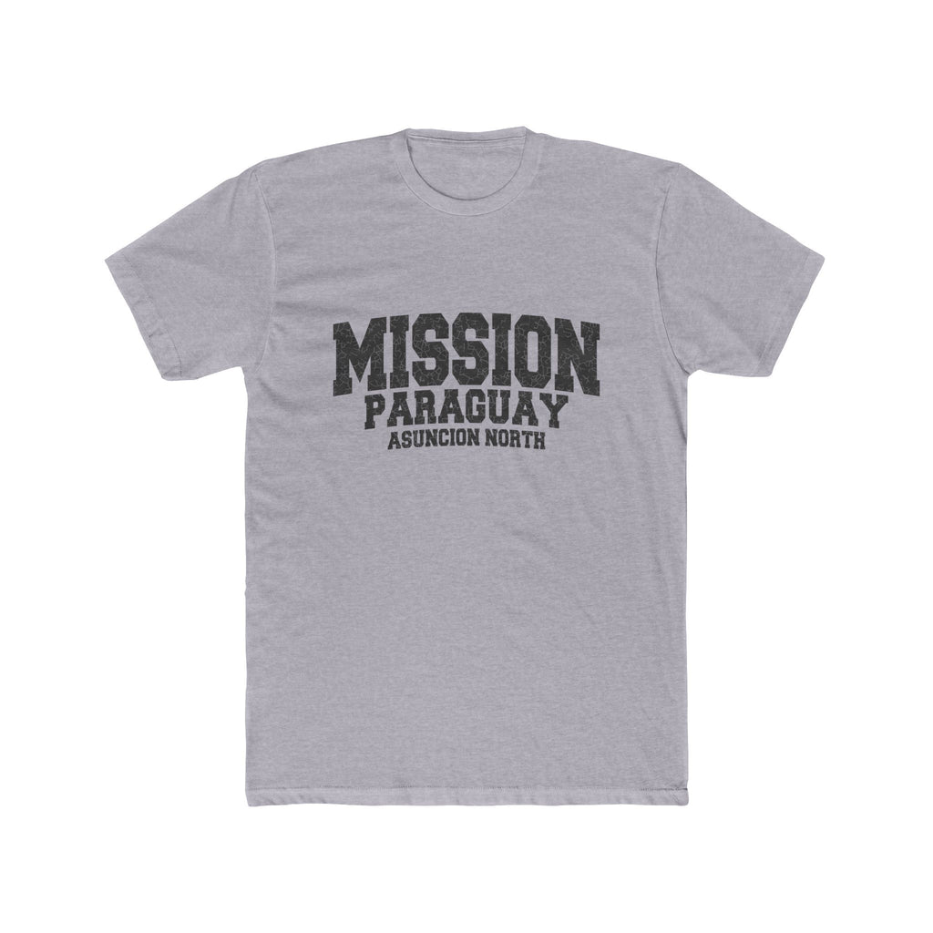 Paraguay Asuncion North Mission T-Shirt in Heather Grey, front view